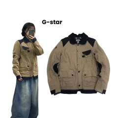 G-STAR デニム ドッキング マルチポケット ブルゾン ジャケット