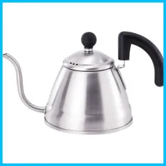 【特価セール】IH対応 1.0L つや消し仕上 ドリップケトル ステンレス コーヒー ケトル 日本製 freiz) EM-8074 和平フレイズWaheiのサムネイル
