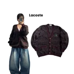 LACOSTE ラコステ 70s 80s chemise ニット カーディガン