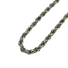 ロング】ティファニー TIFFANY ツイストロープ ネックレス コンビ 希少