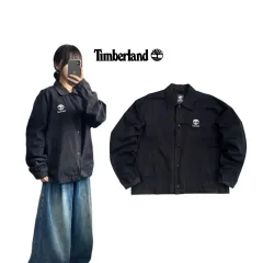 Timberland ティンバーランド コットン コーチジャケット ブラックのサムネイル
