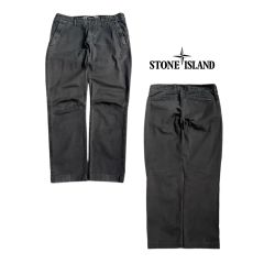 21FW】STONE ISLAND ツイルパッチ チノパン ブラック W31 - メルカリ