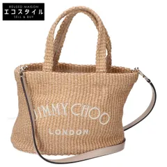 JIMMY CHOO　ジミーチュウ　ラフィア ビーチ トート ウエスト ミニ 2WAYショルダーのサムネイル