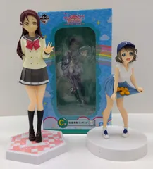 【中古品・未開封品・現状品】ラブライブサンシャイン・松浦果南・桜内梨子・渡辺曜　フィギュア　３体　E-201のサムネイル