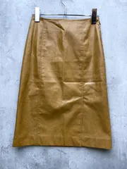 KUMIKYOKU 組曲 フェイクレザー スカート sizeS1/オーカー ■◇レディースのサムネイル
