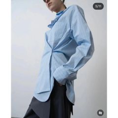 STELLA MCCARTNEY H&M オーバーサイズパネルポプリンシャツ - メルカリ