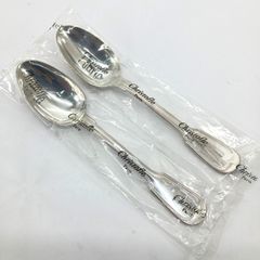 処分価格！Christofle アルビ未使用保存袋入スープスプーン 5本セット