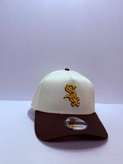 海外限定】 ホワイトソックス 9FIFTY A-Frame チェック柄 黒 ② - メルカリ