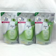 【3袋セット】Dove　ダヴ　ディープピュア　クリーミー　泡洗顔料　つめかえ用