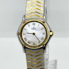 EBEL エベル クラシックウェーブ ホワイトシェル 18191117 QZ レディース 腕時計 稼働品のサムネイル