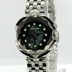 CENTURY センチュリー タイムジェム ブラックシェル 632.7.S.N5.16.SK QZ レディース 腕時計 稼働品のサムネイル