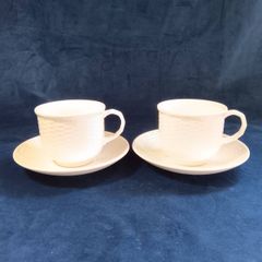 未使用品】ウェッジウッド ナンタケット カップ&ソーサー 2客 ペア