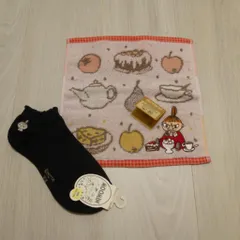 新品タグ付き  MOOMIN　 ムーミン 　ハンカチと靴下セット　約25×25センチのサムネイル