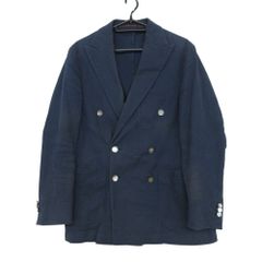 最終値下 BOGLIOLI SOHO ボリオリ ダブル 濃紺 M コットン100 - メルカリ