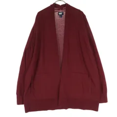 LANDS' END ランズエンド 長袖 ニットカーディガン XL レッド系 メンズ 古着のサムネイル