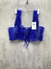 新品 RODEO CROWNS ロデオクラウンズ frill チュール ビスチェ sizeF/ブルー ■◆ レディースのサムネイル