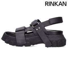 Rick Owens】トラクター レザーストラップサンダル ブラック 42 - メルカリ