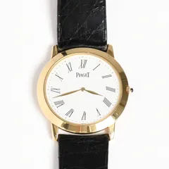 PIAGET ピアジェ PIAGET ピアジェ ALTIPLANO アルティプラノ 腕時計 9920 重量約33.87g 手巻き K18YG 750刻印 白文字盤 美品 中古 4a004002のサムネイル