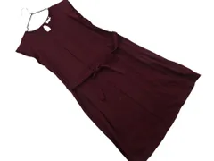 MACKINTOSH PHILOSOPHY マッキントッシュフィロソフィー ウエストリボン 付き フレンチ ワンピース size38/ボルドー ■◆ レディースのサムネイル