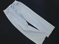 Q.anos キュアノス ガリャルダガランテ カットオフ ワイド デニムパンツ size1/水色 ■■ レディースのサムネイル