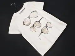 johnbull ジョンブル プリント 半袖 カットソー sizeF/オフホワイト ■◆ レディースのサムネイル