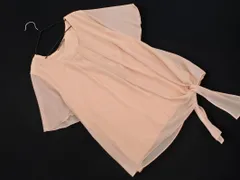 LAURA ASHLEY ローラアシュレイ フレアスリーブ タック ブラウス シャツ sizeL/ピンク ■◆ レディースのサムネイル