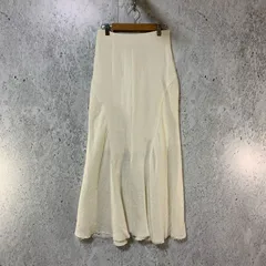 ETRE TOKYO エトレトウキョウ リネン ロングマーメイド スカート ホワイト Sサイズ □〇☆のサムネイル