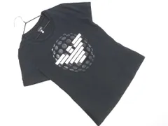 ARMANI JEANS アルマーニジーンズ プリント 半袖 Tシャツ size38/黒 ■◆ レディースのサムネイル