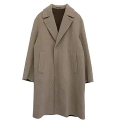 DESIGNWORKS デザインワークス 3470000000 ウールダブルフェイス バルカラーコート ベージュ系 48【美品】【中古】のサムネイル
