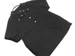 Munsingwear マンシングウェア スタンドカラー 半袖 プルオーバー sizeL/黒 ■◆ メンズのサムネイル