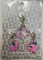 未開封　ポケットモンスター ポケモンセンター限定 032 ニドラン♂ ＆ 033 ニドリーノ ＆ 034 ニドキング 全国ずかんメタルチャーム (3個セット)のサムネイル