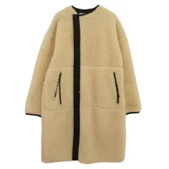 HYKE ハイク FAUX SHEARLING COAT ボア フリース ロング コート ホワイト系 ブラック系 1【中古】のサムネイル