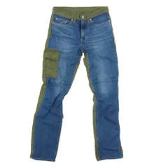 HYSTERIC GLAMOUR ヒステリックグラマー 02173AP16 デニム ドッキング 再構築 カーゴ パンツ インディゴブルー系 28【中古】のサムネイル