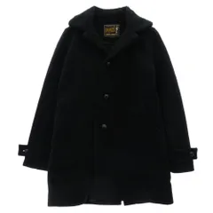 HYSTERIC GLAMOUR ヒステリックグラマー 0253AC06 裏ボア 裏地チェック メルトン ランチコート ブラック系 S【中古】のサムネイル