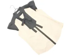 OPAQUE オペーク フレンチスリーブ ボウタイ ブラウス シャツ sizeM/ベージュ ■◆ レディースのサムネイル