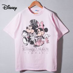 90s USA製 ディズニー Disney Tシャツ XL ライトピンク ユニセックス