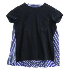 sacai サカイ 異素材ドッキング フレアTシャツ レオパード柄 - メルカリ