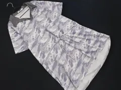 FILA フィラ カモフラージュ スキッパー チュニック シャツ sizeLL/白ｘグレー ■◆ レディースのサムネイル