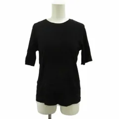 プラステ PLST Tシャツ M 黒 ブラック 無地 ラウンドネック 五分袖 カットソー /PP ■ECB001のサムネイル
