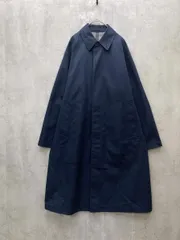 Uniqlo U ユニクロ ユー ルメール コットン100% ブロックテック ステンカラー コート sizeM/濃紺 ■◇ メンズ