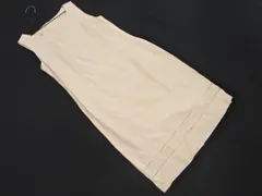 LAURA ASHLEY ローラアシュレイ シルク混 ノースリーブ ワンピース size13/アイボリー ■◆ レディースのサムネイル