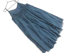 ROPE ロペ ギャザー キャミソール ワンピース size9/緑 ■◆ レディースのサムネイル