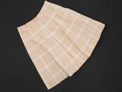 YORKLAND ヨークランド チェック フレア スカート size9AR/白ｘピンクｘ黄 ■◆ レディースのサムネイル