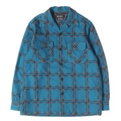 ネイバーフッド オンブレ チェック シャツ 美品 マルチ シャドー XL