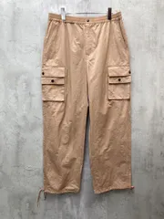 美品 XLARGE エクストララージ SAMPLE品 裾ドロ マルチポケット イージー ワイド カーゴ パンツ sizeL/コーラルピンク ■◇ メンズ