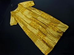 M'SGRACY エムズグレイシー ノースリーブ ワンピース size40/黄