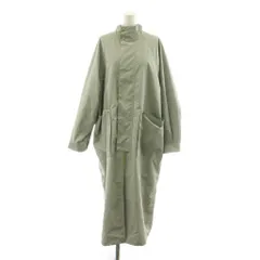 トラディショナルウェザーウェア Traditional Weatherwear 23SS ELGIN LONG ロングコート スタンドカラー ジップアップ ライトグリーン L231APFCO0301E /KUのサムネイル