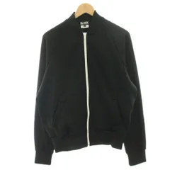 コムデギャルソンブラック COMME des GARCONS BLACK AD2024 エステル ジャージ ジャケット ブルゾン ジップアップ M 黒 ブラック 1Z-T501 /HNのサムネイル