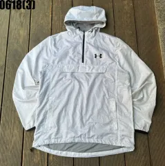 UNDER ARMOUR アンダーアーマー ウインドブレーカー フード ジャケット 白 m 0618