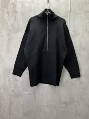 新品 SHIPS any シップスエニィ ハーフ ジップ ハイネック プルオーバー ドライバーズニット風 sizeONE/ブラック ■◇◎レディースのサムネイル
